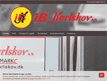 Tablet Screenshot of karlskov.dk